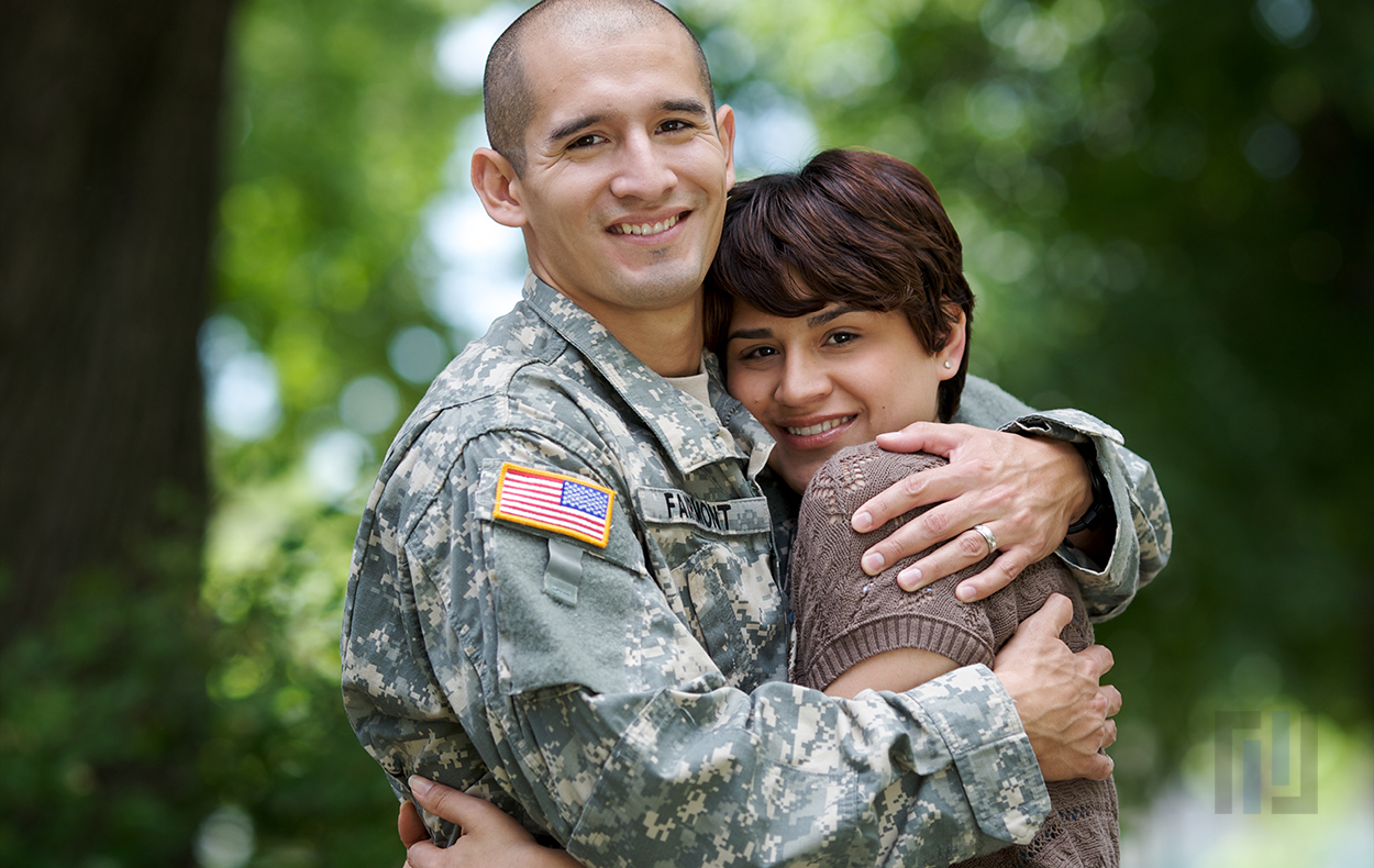 US military member and parents, US armed fprces member 